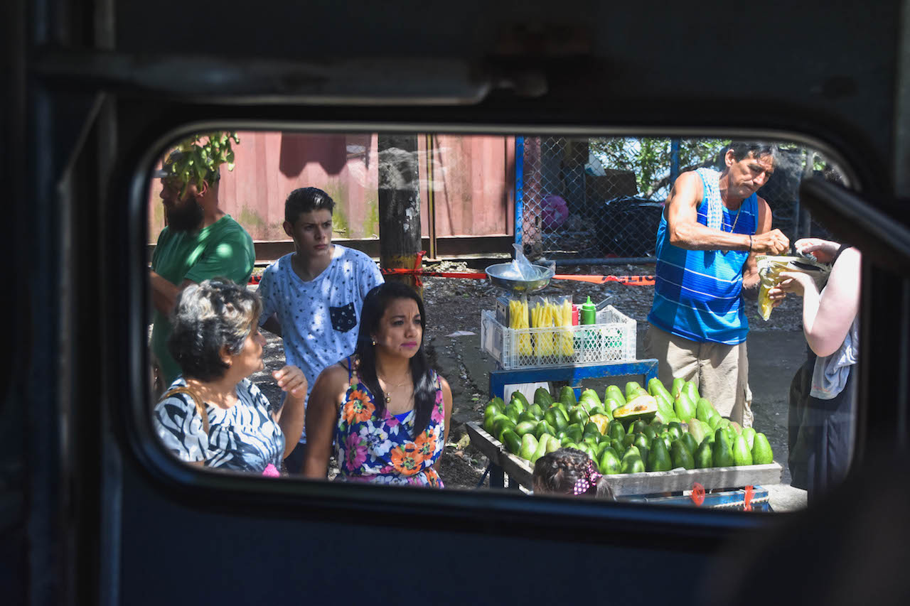 Mit dem Bus unterwegs auf der Nicoya-Halbinsel