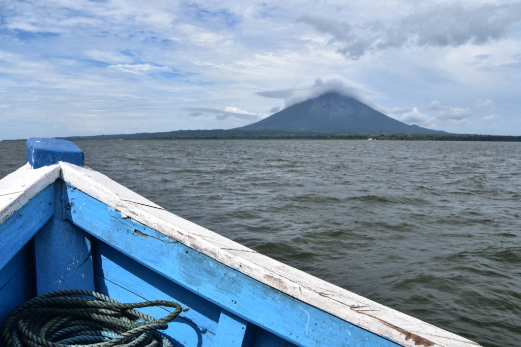 Blick auf die Vulkaninsel Ometepe